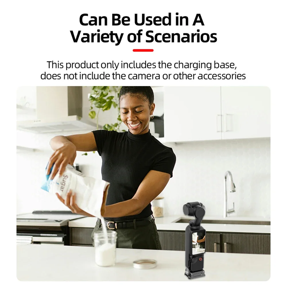 อะแดปเตอร์สำหรับชาร์จกล้องฐานสำหรับ DJI กระเป๋าขั้วต่อ3 1/4ที่ยึดแบบถาวรขาตั้งกล้องกิมบอลอุปกรณ์เสริมที่ถอดออกได้อย่างรวดเร็ว