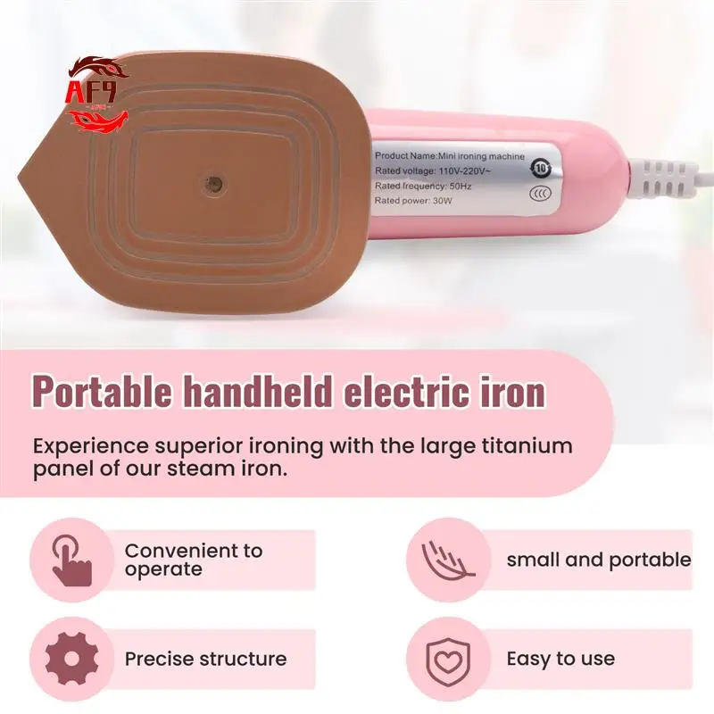 

AF90-мини портативный ручной электрический утюг портативный паровой утюг для сухих и влажных путешествий мини-паровой утюг с вилкой европейского стандарта