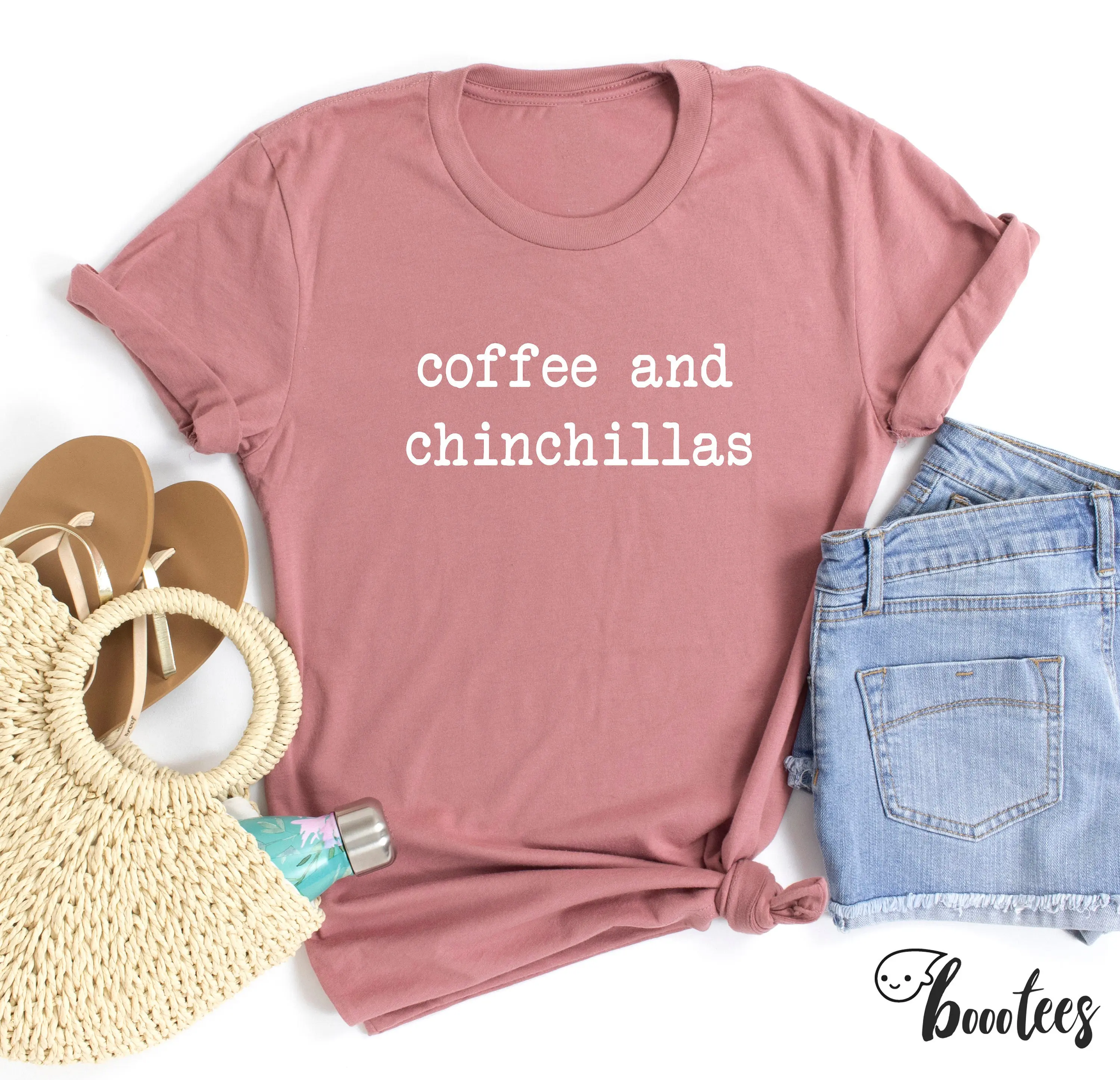 Coffee And Chinchillas T Shirt Chinchilla S Ladies Kids For Him Her Mom Present Friend Rodent Pet