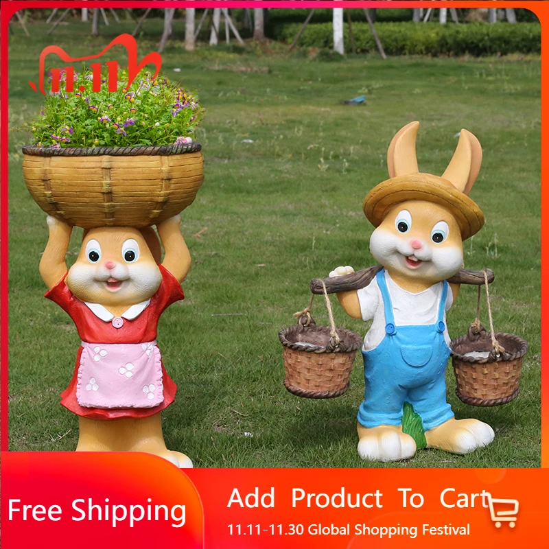 

Animal Unique Garden Statues Waterproof Outdoor Trendy Creative Landscaping Sculptures Luxury Tuindecoratie Outdoor Decorations