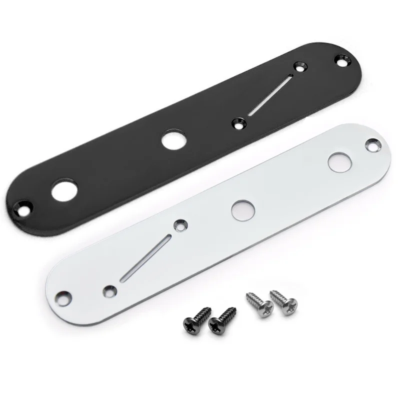 Placa de controle tele de aço de 32mm com slot de interruptor angular para placa de controle fender telecaster guitarra elétrica telecaster