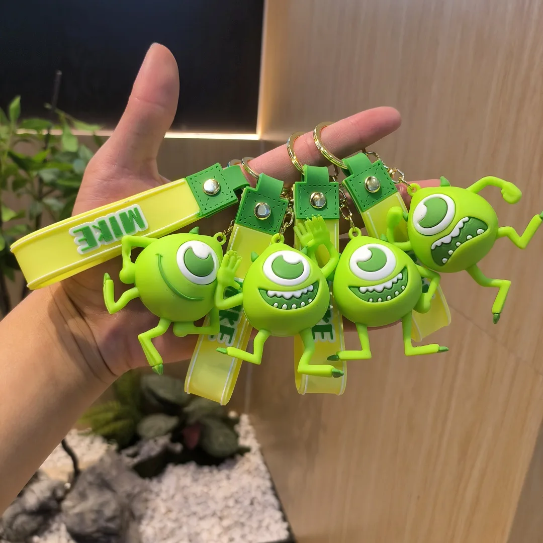 

Брелок с персонажем мультфильма Майка Вазовски, забавный милый изысканный автомобильный брелок для ключей, сумка, очаровательная фигурка, очаровательная сумка, аксессуар, подарок