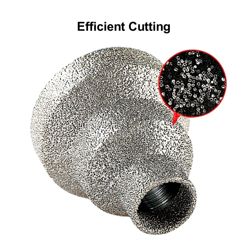 20-35-50mm Diamant-Stufen-Fasenbohrer Winkelschleifer-Lochsäge M10 M14 Gewinde für Marmor, Fliesen, Mauerwerk, Beton, Porzellan – Detail 7