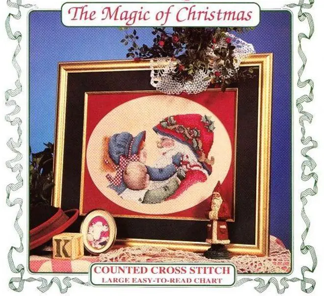 

Janlynn 89-56 Christmas Magic 48-38 Needlework Kit unprinting Cross Stich Set DIY Kits Cross-stitch Embroidery Set Stitch Kit