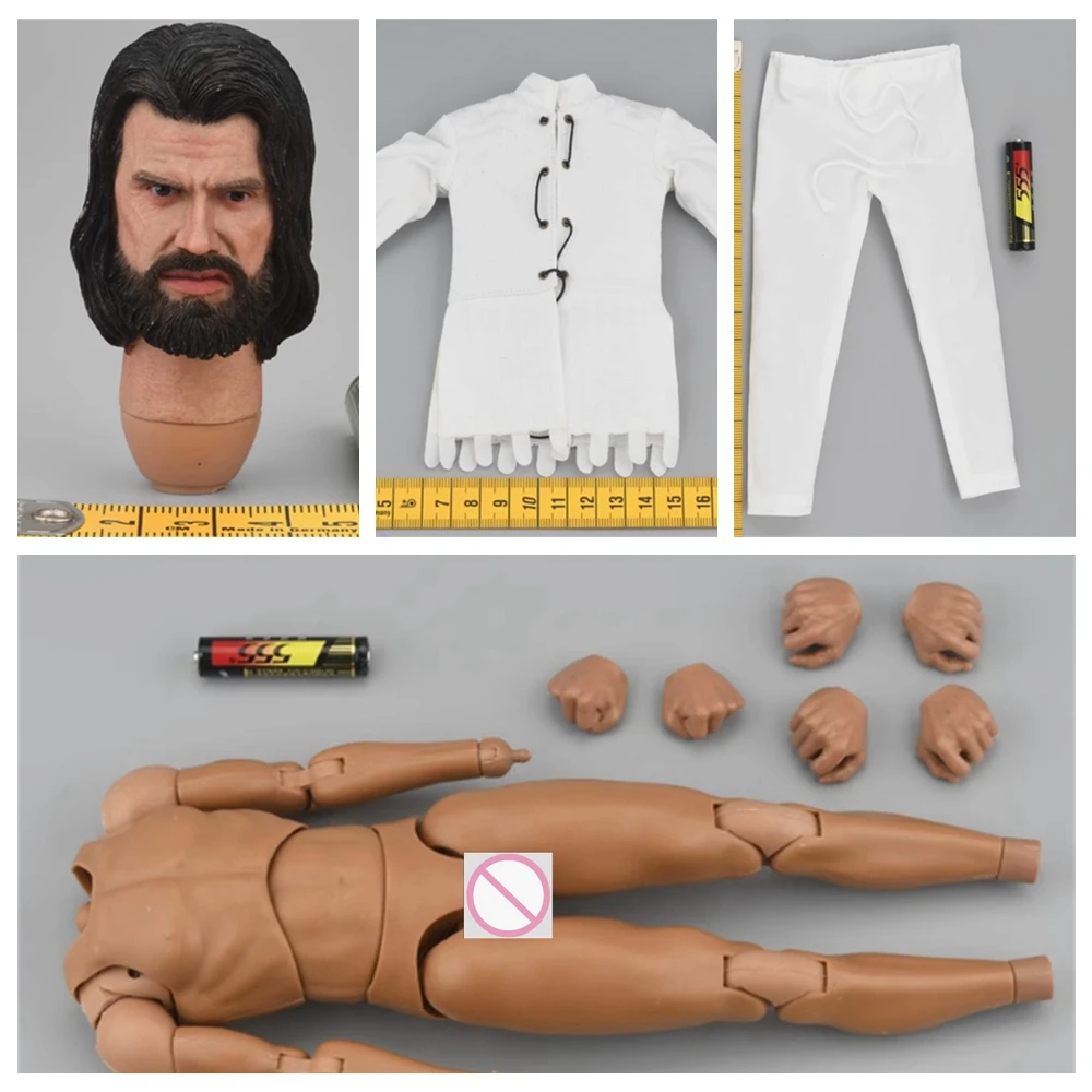 

FIRE PHOENIX FP008 1/6 Sodier Dauntless Knight /body /pant /Leg protectors/ Shirt Model for 12'' Male / Head Sculpt Carving