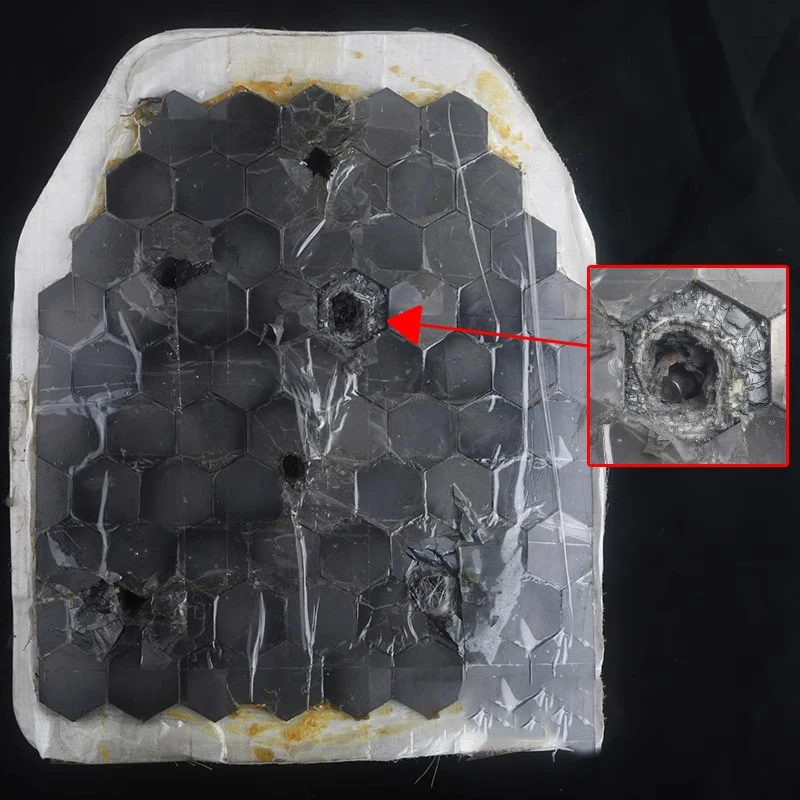 Fast Shipping Real Hard Silicon Carbide Ceramic Bulletproof Plate Military Tactical Ballistic Body Armor Against 5.56&7.62API