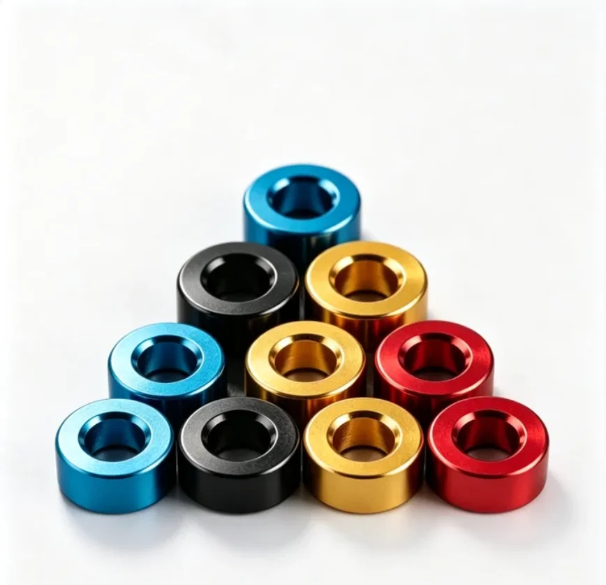 M3 Aluminum Bushing Washer Gasket Unthreaded Round Hollow Standoff Spacer Sleeve Anodizing OD 6-15mm Length 1-20mm10pcs