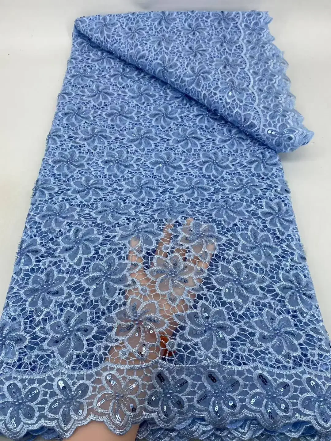 

2025 Высокое качество, африканская последовательность, ткань, тюль, кружево, последняя кружевная ткань, гипюровый шнур, кружевная вышивка для шитья, SZ824