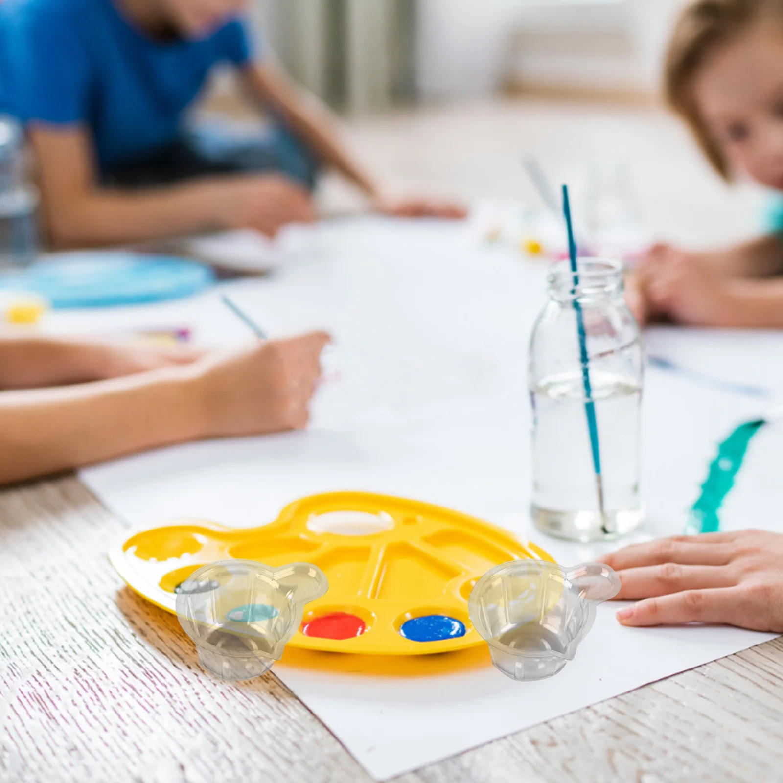 

300pcs Epoxy Mixing Cups Plastic Stirring Containers Disposable DIY Crafts Pigment Toners Crystal Glue Paint Transparent