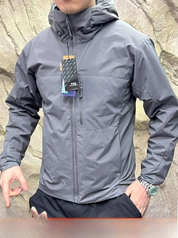 

Новое мужское уличное теплое хлопковое пальто Snowy Youth Faion Stand Fit Long Sve с капюшоном, модное повседневное зимнее новое поступление