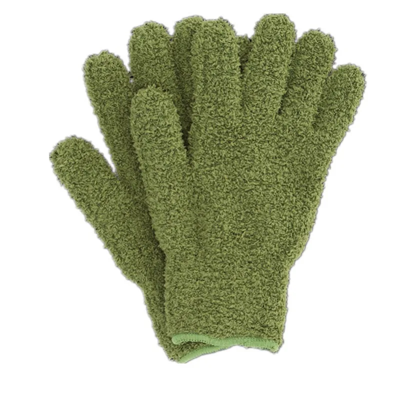 6 Pairs Microfiber Dusting Gloves for Plants Blinds Car Dust Washable Reusable Mittens Gloves House Cleaning Mirrors Lamp Window