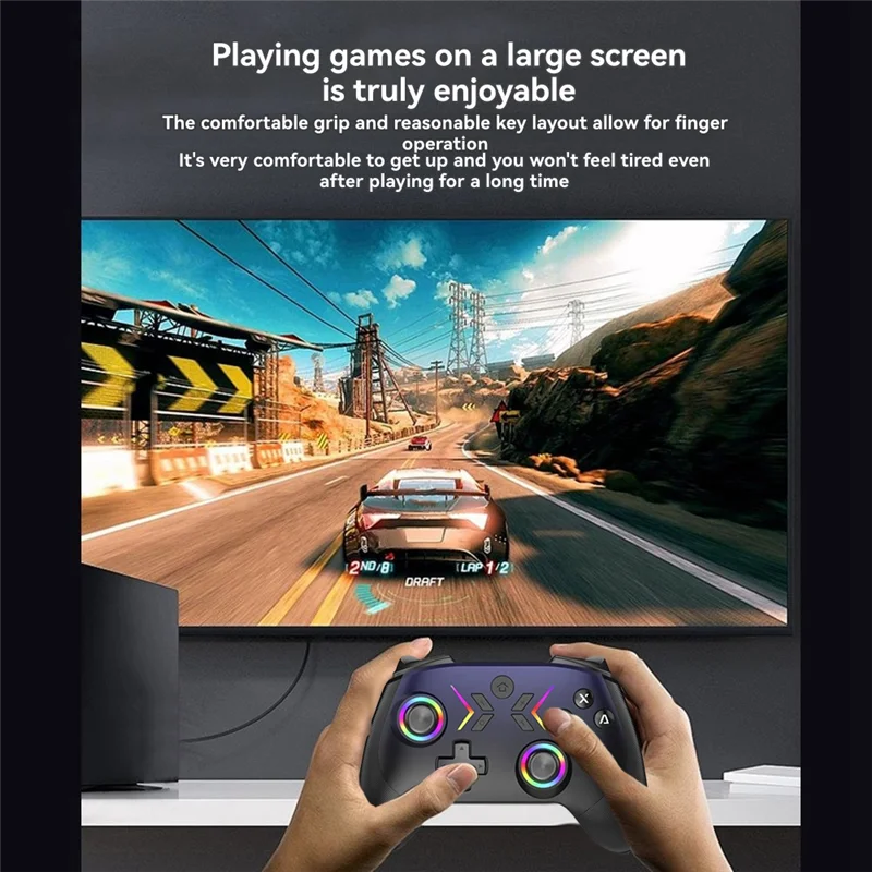 

Wireless Bluetooth Game Controller For Switch/Switch PRO/Switch Lite/PC/Mobile With Wake-Up Macro Programmable Gamepad B