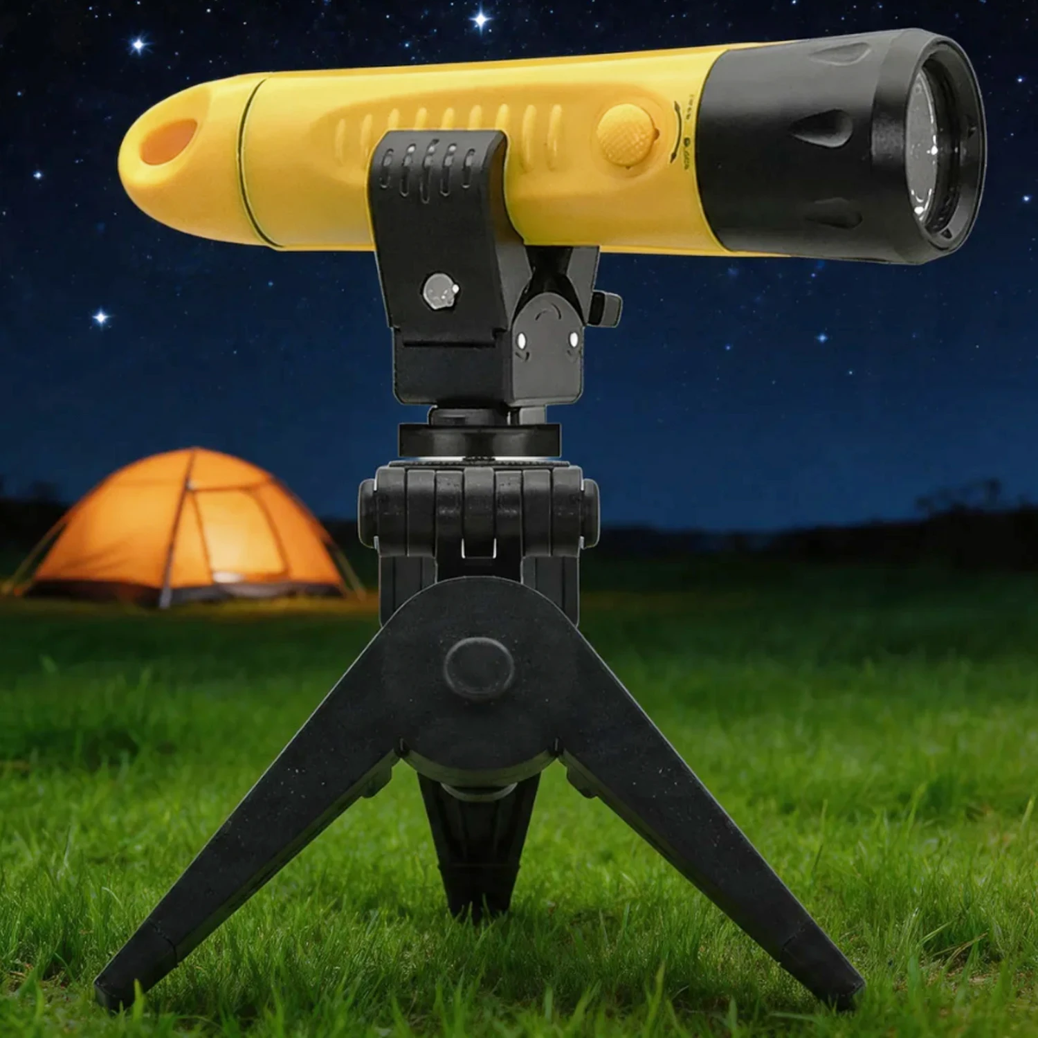 Desktop Phone Stand for Live Streaming Portable Tripod Aluminum Alloy 4-Position Adjustable Tripod Handheld Light Stand