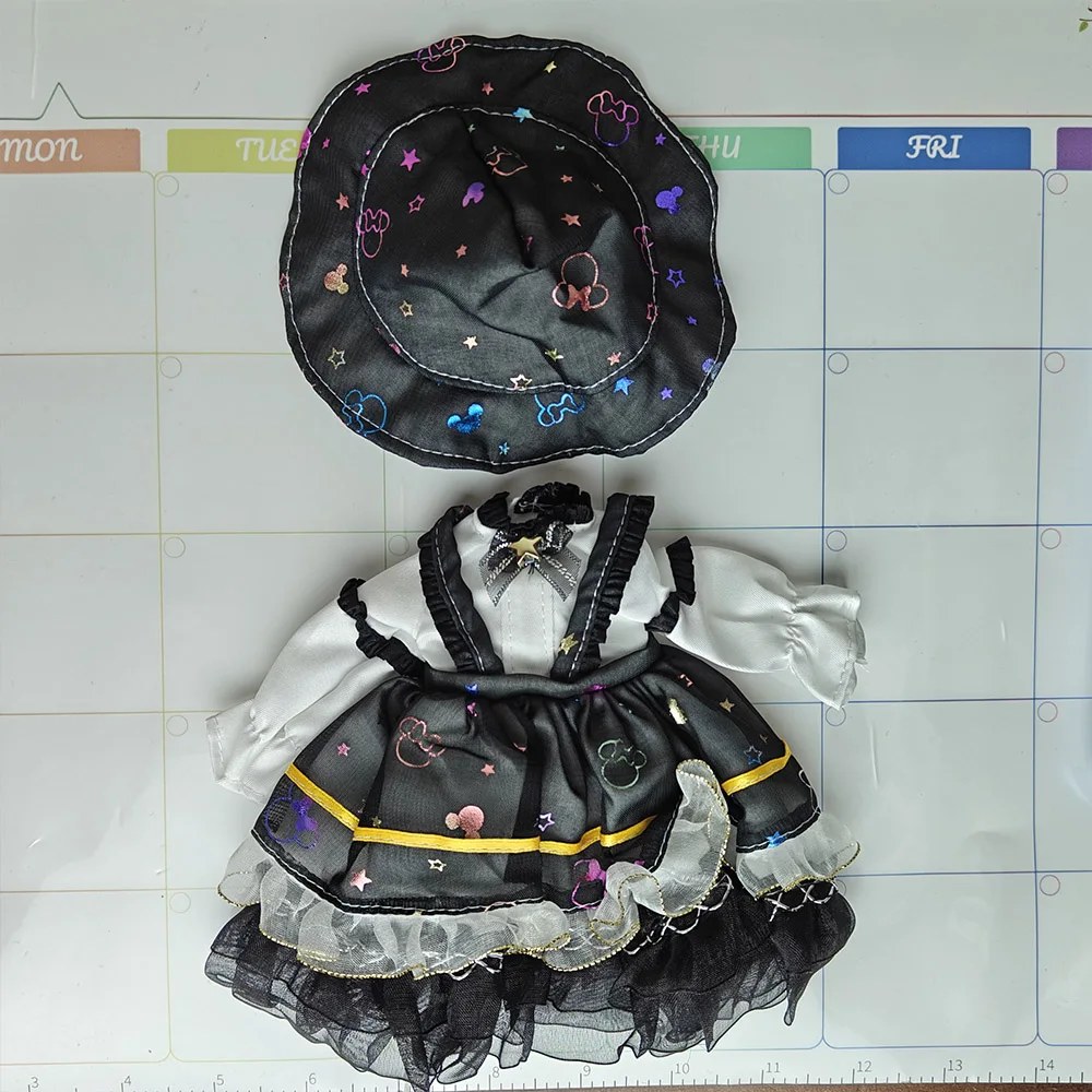 1/6 Bjd DOLL Clothes 30cm Toys Accessories New Style Wear Plaid Skirt Fashion Dress Up With Headwear For Girl Princess Dress