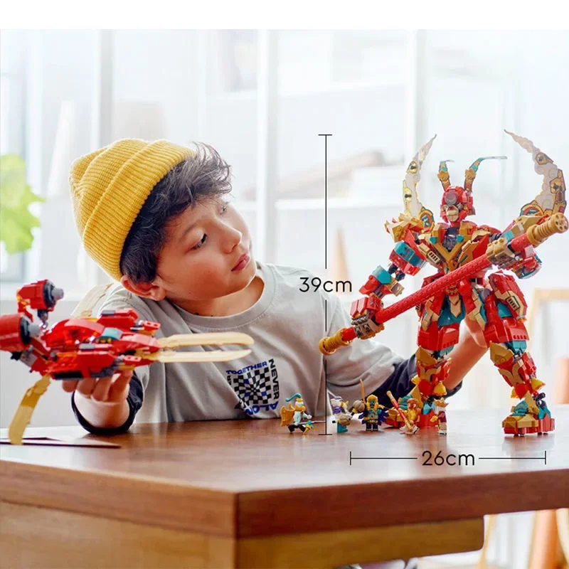 The Ultimate Sun Wukong Mech, Son Gokū, chivalry, building blocks, toys, gifts for boys and girls