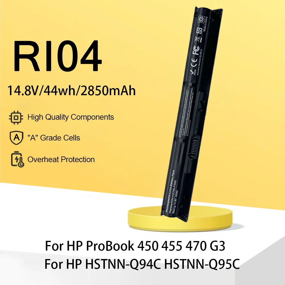 

RI04 Аккумулятор для ноутбука HP Probook 450 455 470 G3 G4 для HSTNN-Q94C Q95C Q97C RI04XL HSTNN-DB7B PB6Q DB8O LB6Z 811063-421