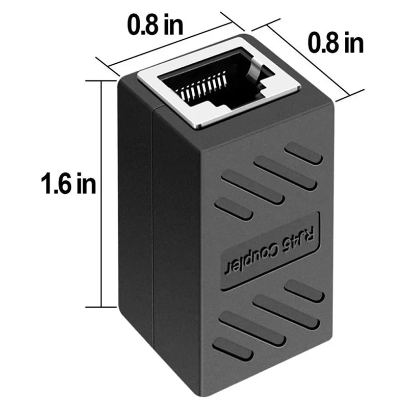 ABGN 20 قطعة موسع كابل إيثرنت ، مقرنة RJ45 Cat 5 Cat 6 Cat6a ، موصل موسع أنثى إلى أنثى مقرنة إيثرنت RJ45