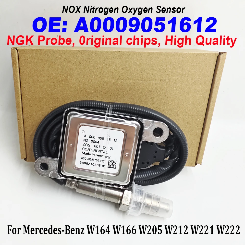 A0009051612 0009051612 Nitrogen Oxygen Nox Sensor For NGK Probe High Quality chips For Mercedes-Benz W166 W205 A3C03398700-622