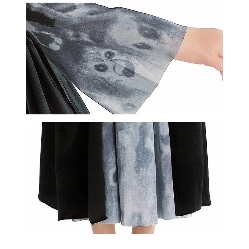 子供用ニュートラルゴーストデーメンターコスプレアップドレスアップ、ケープハロウィンホラーコスチューム、フード付きマント小道具sf/1