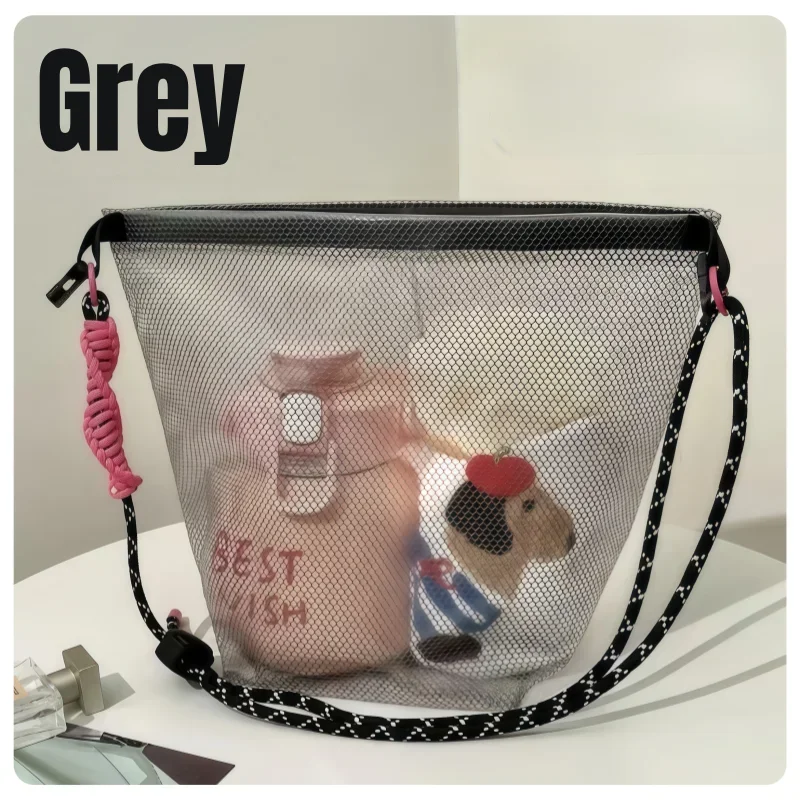 2026 NEW Unisex Travel Beach Large-Capacity Convenient Transparent Plastic Waterproof Portable Shoulder Storage Bag