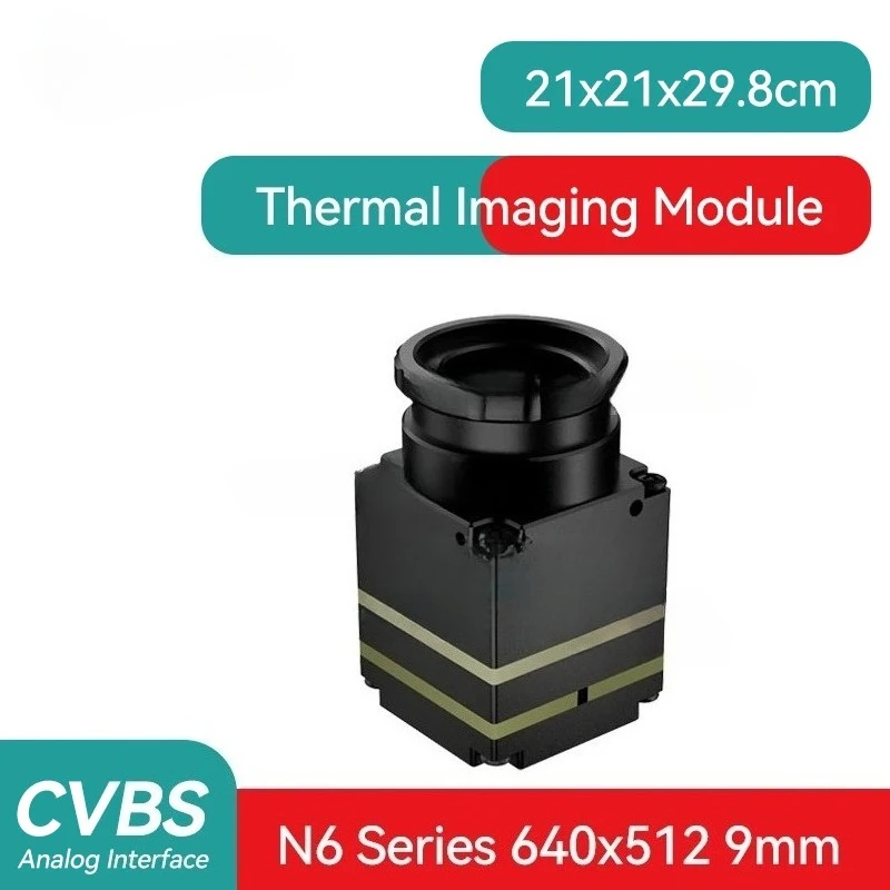 640X512 9MM Lens N6 series Thermal Imager with CVBS Interface Longwave IR 12um MicroThermal Camera Module