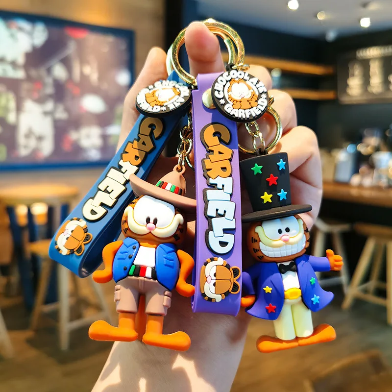

Cute Garfield Keychain for Women Exquisite and Funny Doll Keychain Couple Backpack Car Key Cute Personalized Gifts Y2k