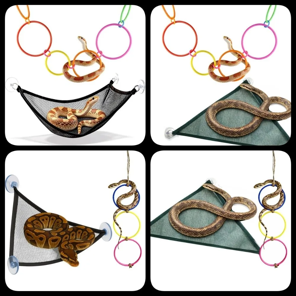 Suction Cup Reptile Hammock & Rope Perch 6