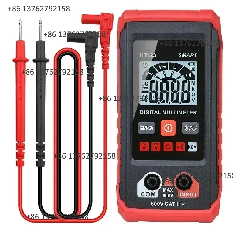 HT123 Mini Digital Multimeter Portable Multifunctional Electrician Maintenance Voltage Measuring Test Tool