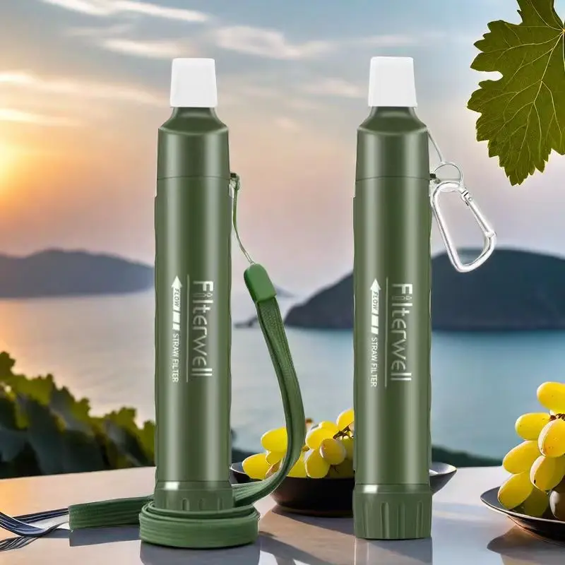 Filterwell – purificateur d'eau pour camping-car personnel, paille filtrante, Portable, survie en plein air, randonnée, produits d'urgence pour voyage