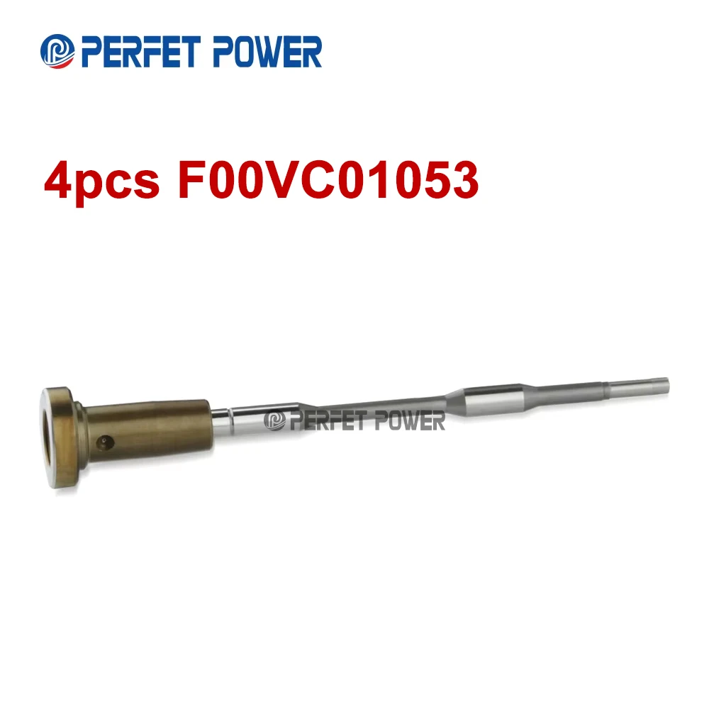 

4pcs F00VC01053, F 00V C01 053 Valve Assembly for 0445110076, 0 445 110 076 Fuel Injector China Made New