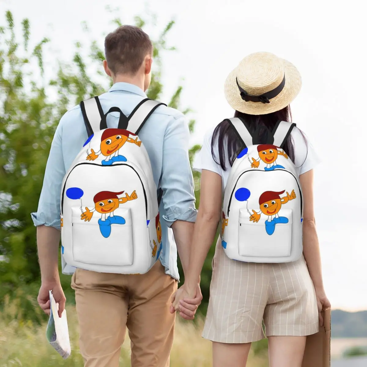 Fun Comic Backpack Hot Sale Daypack Large Capacity Kids BookBag School Bag Shoulder Bags for Men Women