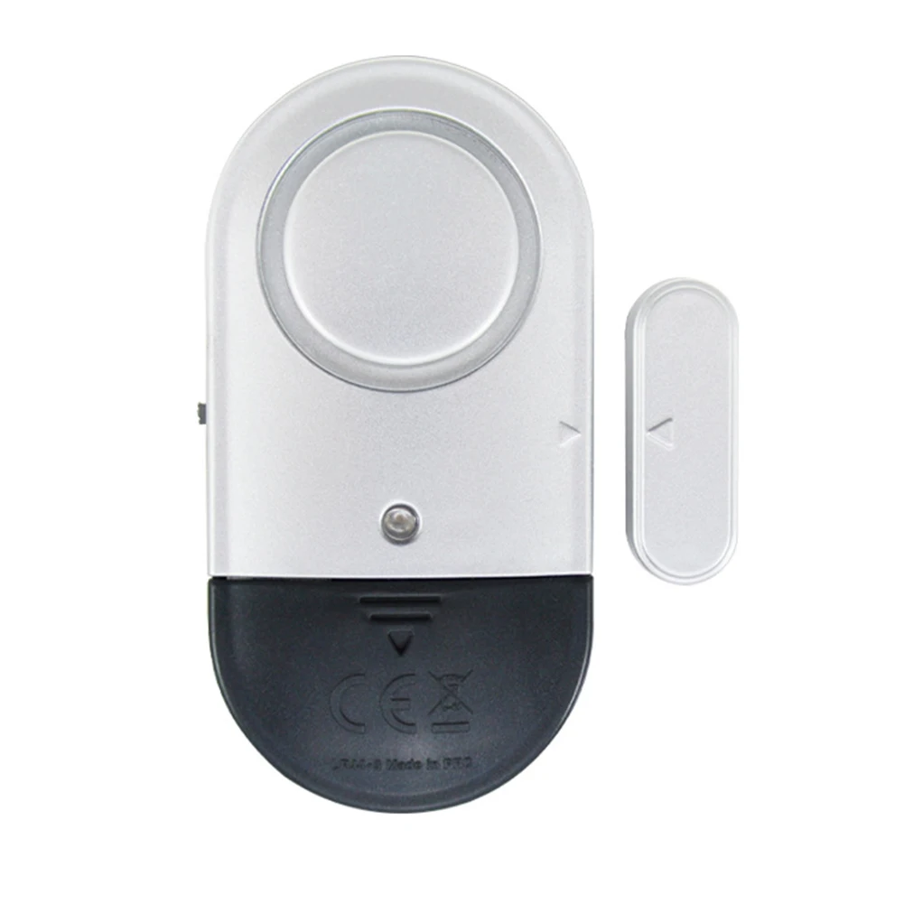Alarma con pilas 130 DB alarma monitoreo de seguridad 32*11,5*10mm 130 DB alarma de puerta inalámbrica alarma con pilas