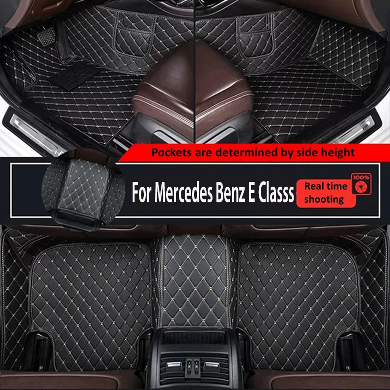 

Автомобильные коврики на заказ для Mercedes Benz E Class W213 2019-2022 года 100%, подходит для карманного телефона, коврик, аксессуары для интерьера автомобиля