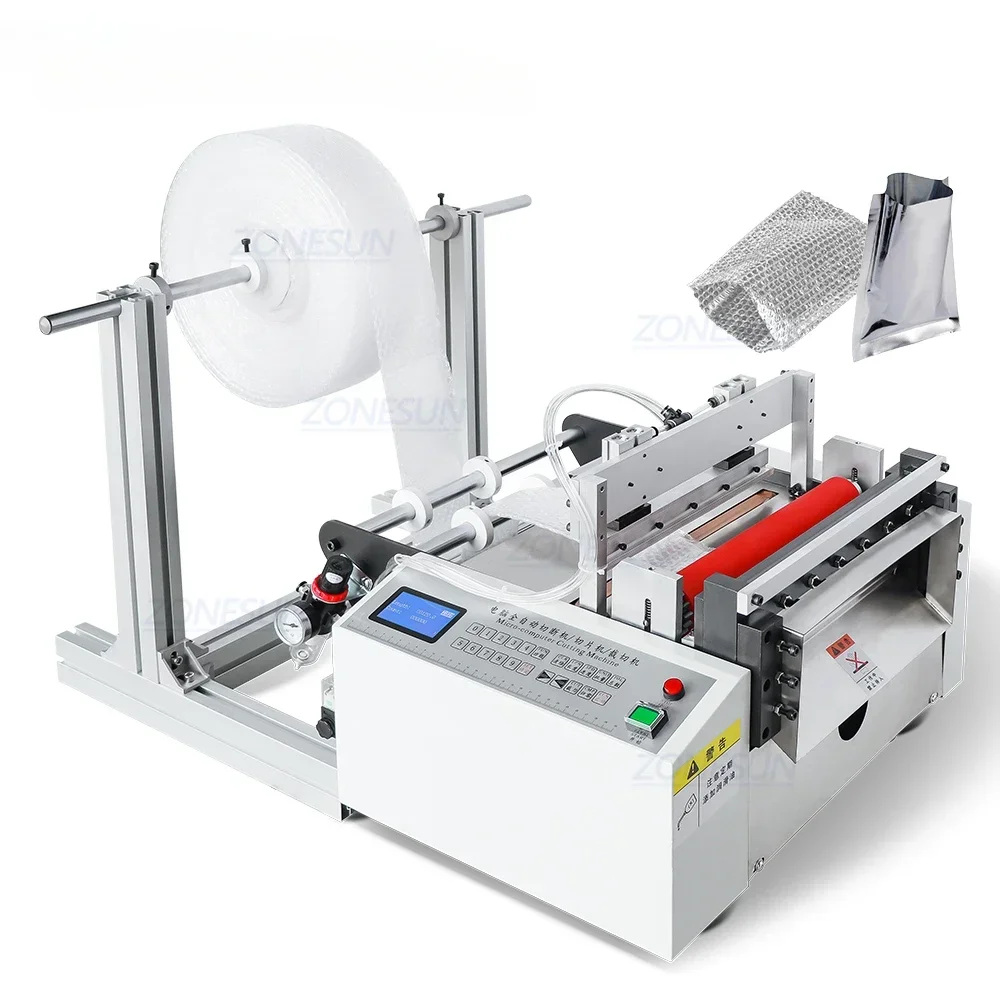 ZS-DBC300 Desktop Semi Automatic Bubble Film Sealing And Cutting Machine