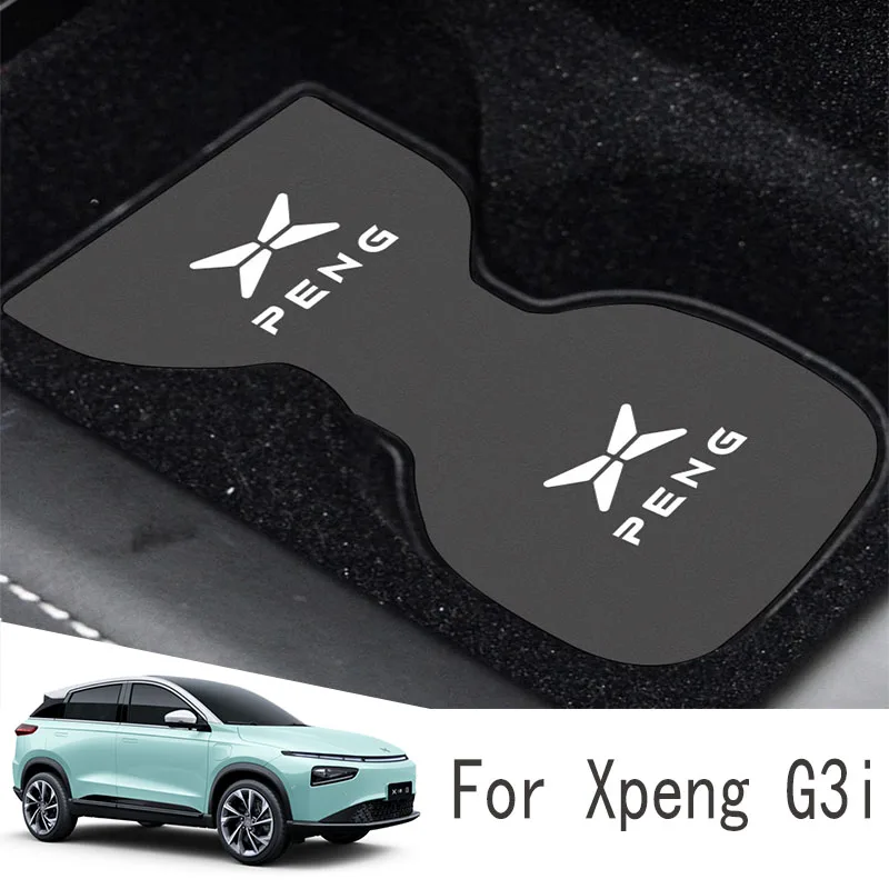 

For Xpeng G3i Gate Groove Cup Pad Car Storage Compartment Modify Non-slip Mat Car Center Console Decorative Supplies