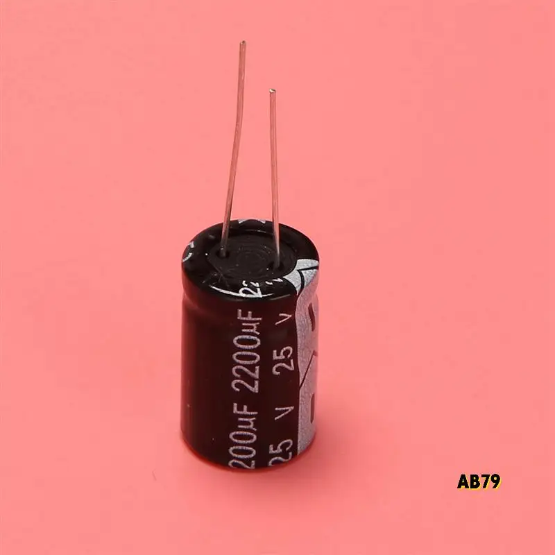 

80 Pcs 13X21mm 2200Uf 25V Radial Aluminum Electrolytic Capacitors