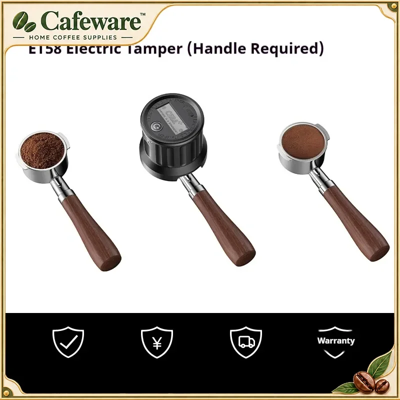 Cera Plus Et58 Electric Coffee Tamper 58Mm Adjustable Constant Pressure Wireless Automatic Touch Screen For Cafe Coffee Making
