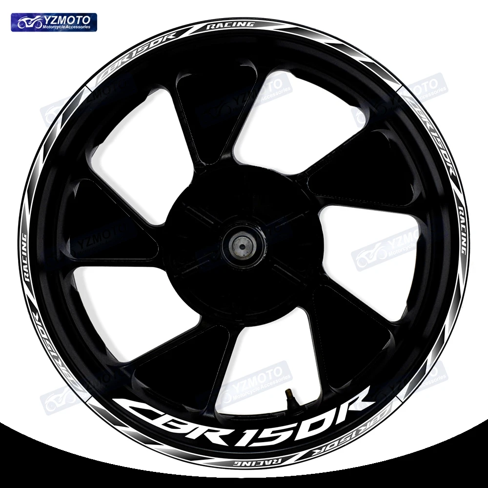 

For Honda CBR150R CBR 150R Motorcycle 17 Inch Front And Rear Wheel Stripe Sticker Wheel Decal Decorative Reflective Rim Stickers