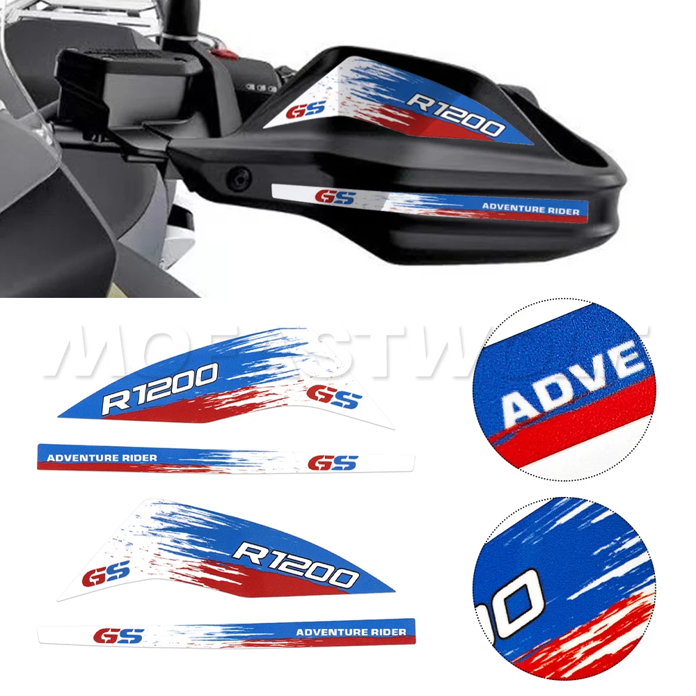 For R1200GS R 1250GS Adventure F850/750/650GS G310GS F900XR Motorcycle Handguard Decal Hand Guard Shield 40 Years GS Sticker