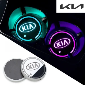 Coaster glass of luminous water for car, LED light atmosphere, kia rio 3, k2, Sportage, soul k4, picanto, optim, Ceed, kerato k3, k5, sorento 6 Main Sales ceiling ceiling kia ced - №3