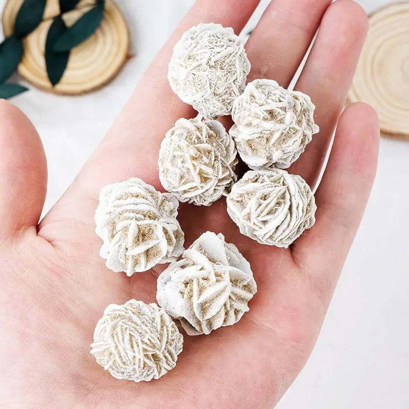 Desert Rose Crystal Mineral Raw Stone Crystal Stone Unique Natural Desert Rose Mine Strange Stone Ornaments For Living Room