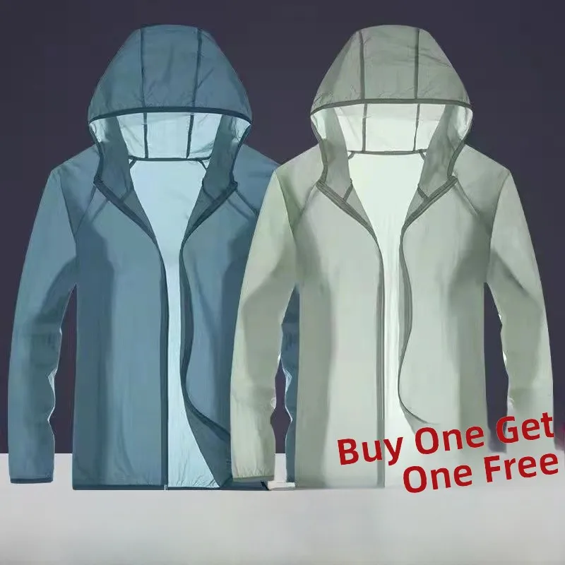 

Мужская легкая летняя куртка свободного кроя с длинными рукавами из ледяного шелка для защиты от солнца, быстросохнущая, модная, для активного отдыха