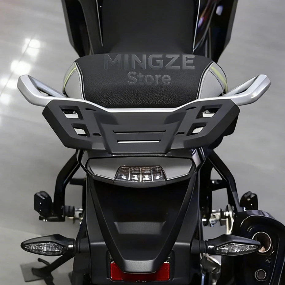 For CFMOTO 450MT 450 MT Rear Armrest 450 MT CF400-8 Motorcycle Accessories Rear Shelf Armrest Tail Wing Rear Armrest Cover Plate