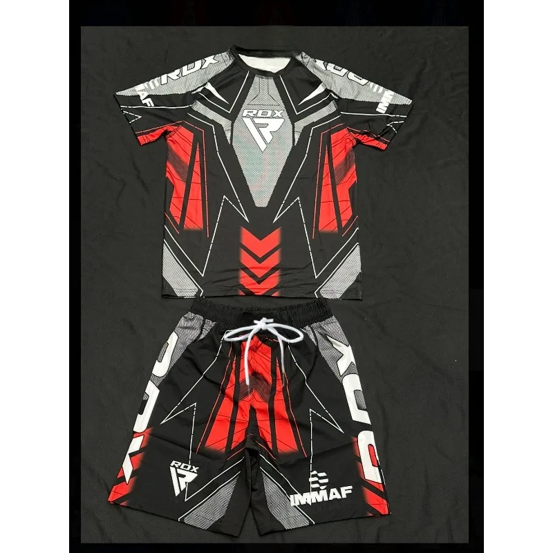 2026 Trendy Men's Women's Kids Outdoor Short Sleeve T-shirt Breathable Casual Boxing Top for Outdoor Sports Fighting Competition