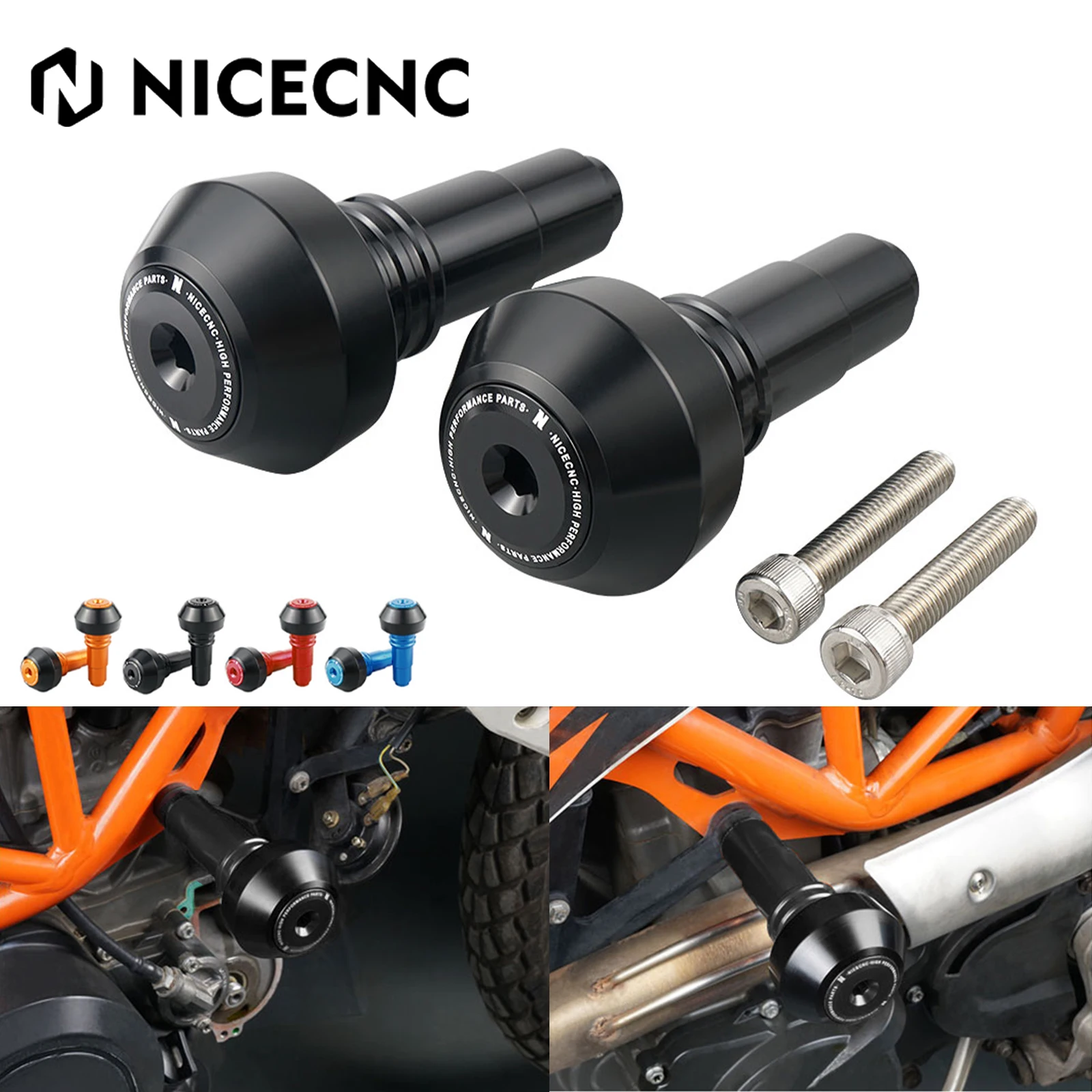 

For KTM 2008-2024 690 Enduro SMC R Frame Slider Guard Crash Protector Husqvarna 701 Supermoto/Enduro GasGas 700 SM/ES 2016-2024