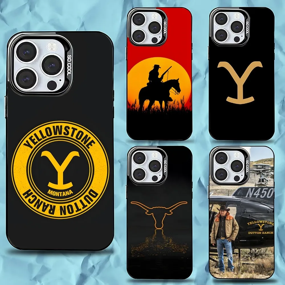 

Yellowstone American TV series Phone Case For iPhone 16,15,14,13,12,11,Pro,Max,Plus,Mini,XS,SE Anti Fall Black Matte Hard Bumper