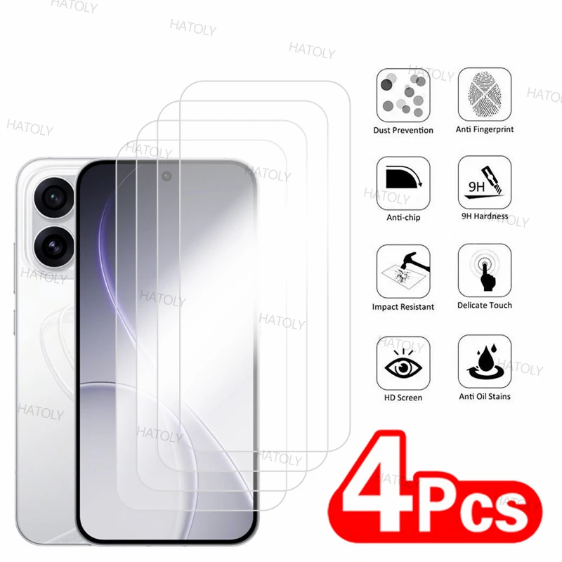 2/4 قطعة حامي الشاشة ل oppo Reno15 الصين الزجاج المقسى oppo Reno15 الصين الغراء الكامل المضادة للخدش زجاج واقي Reno15