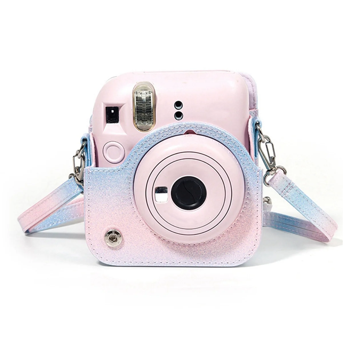 A93P Camera Case with Adjustable Shoulder Strap PU Leather Soft Protective Case Trave Bag for Fujifilm Instax Mini 12,C