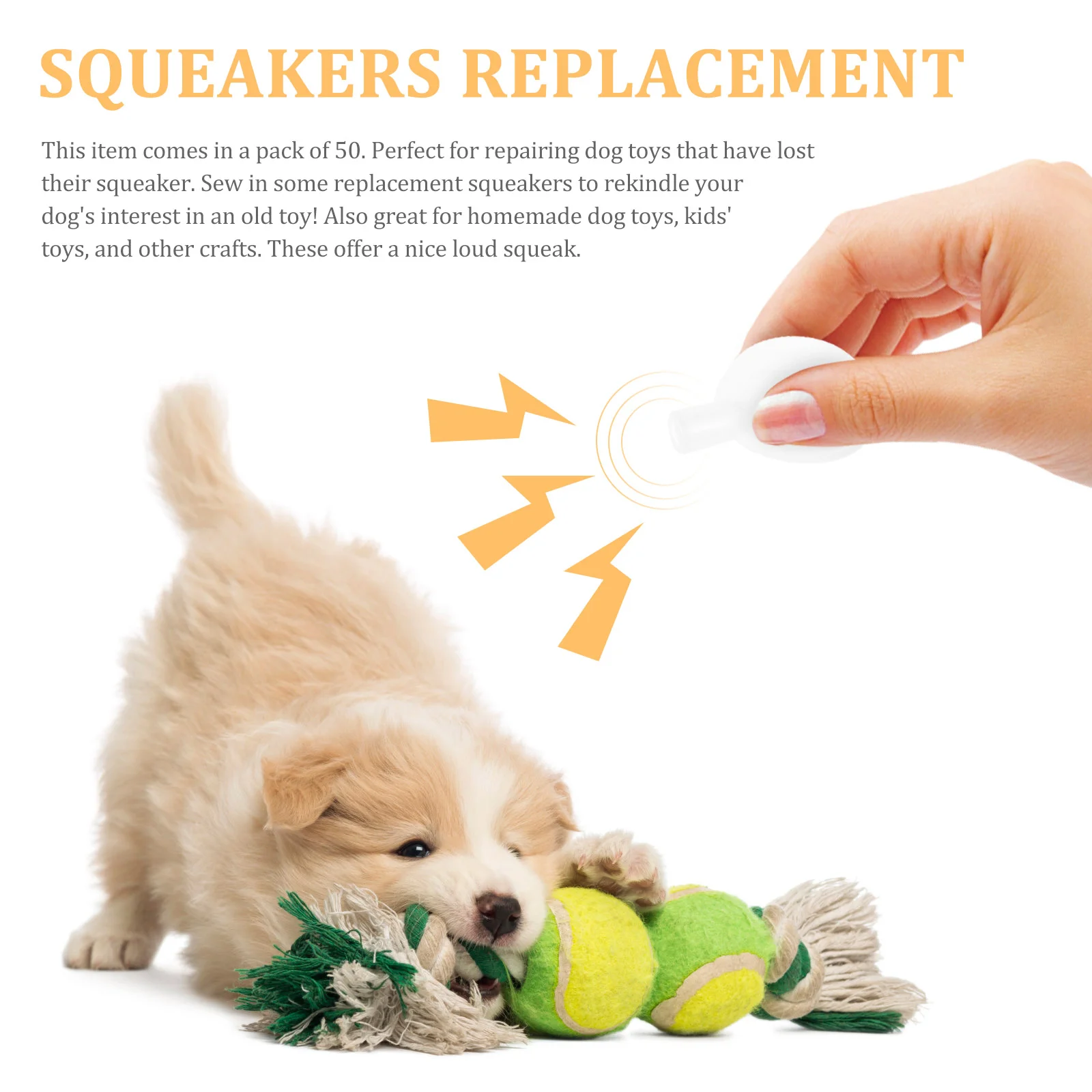 30Pcs Toy Squeakers Repair Fix Dog Pet Baby Toy Noise Maker Insert Replacement for Toy Accessories toy squeakers replacement