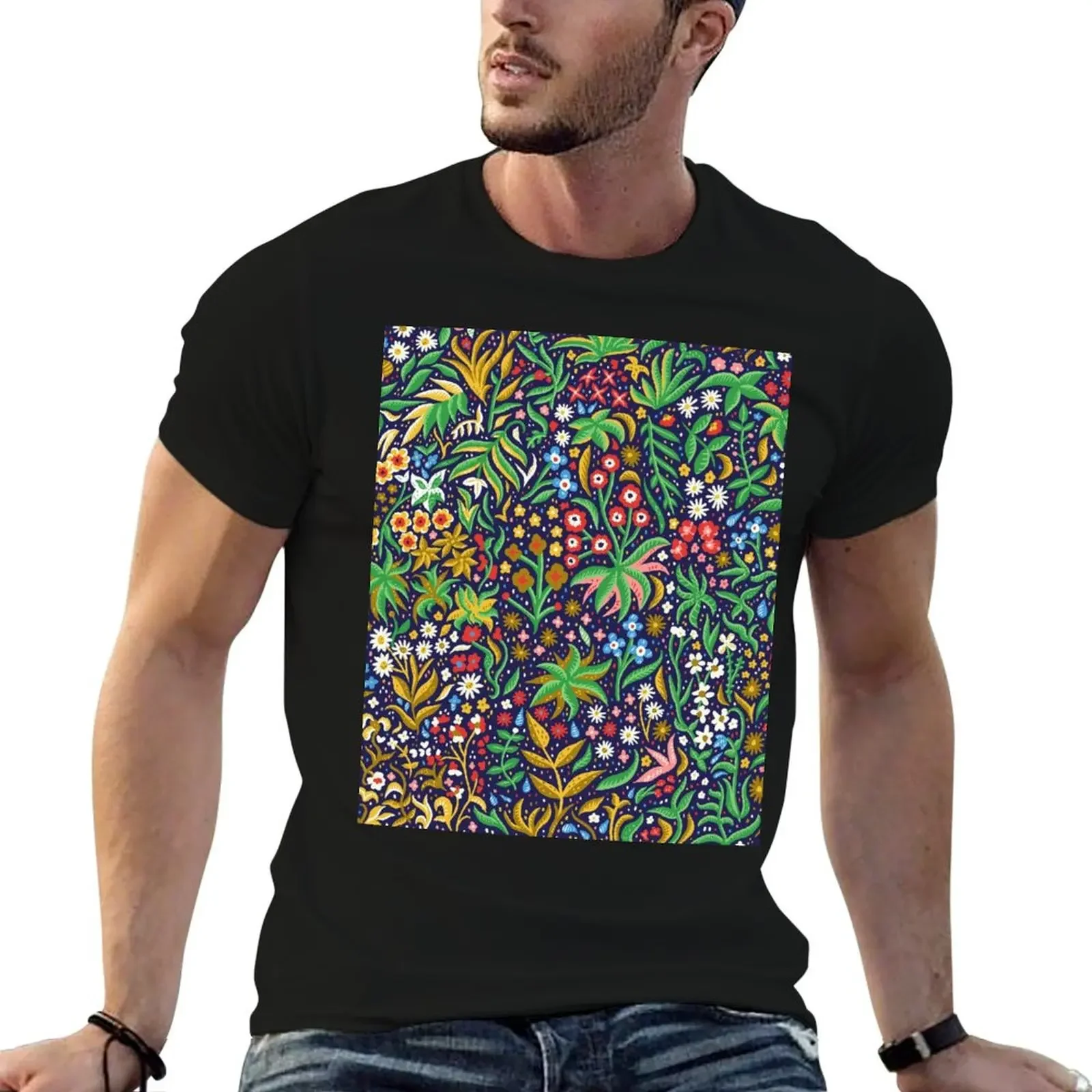 

din x Passion Medievalists l Flowery fields T-Shirt cute clothes anime figures men graphic t shirts